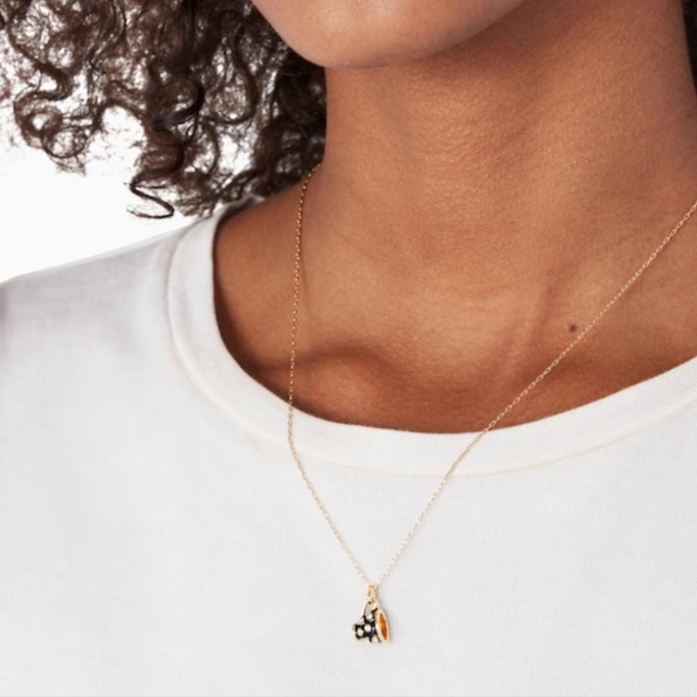 ☕️Kate spade teacup mini pendant necklace NOVELTY - Picture 3 of 4